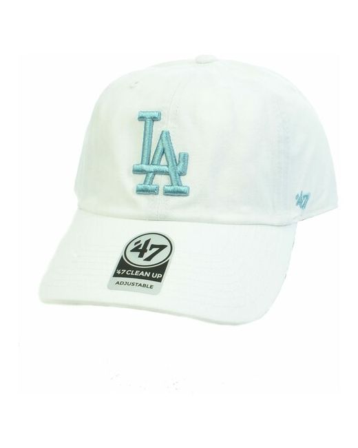 47 Brand Бейсболка Clean Up Los Angeles Dodgers RGW12GWSNL OS бело-зеленый