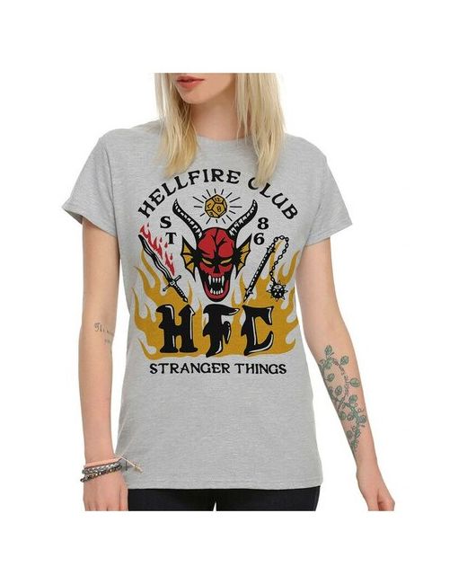 Dream Shirts Футболка DreamShirts Hellfire Club DnD Очень странные дела L