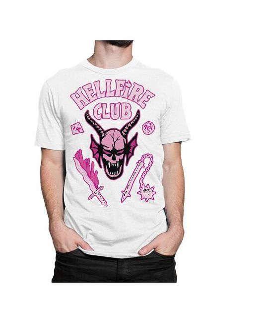Dream Shirts Футболка DreamShirts Hellfire Club Очень странные дела Черная 2XL