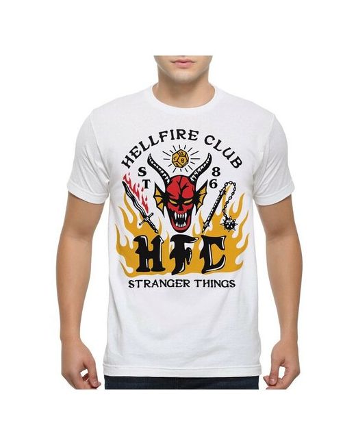 Dream Shirts Футболка DreamShirts Hellfire Club DnD Очень странные дела 2XL