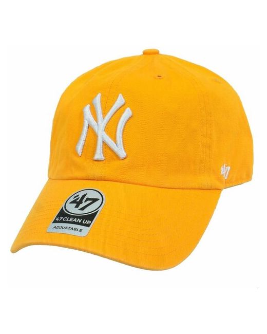 47 Brand Бейсболка классическая с изогнутым козырьком Clean Up New York Yankees RGW17GWS OS