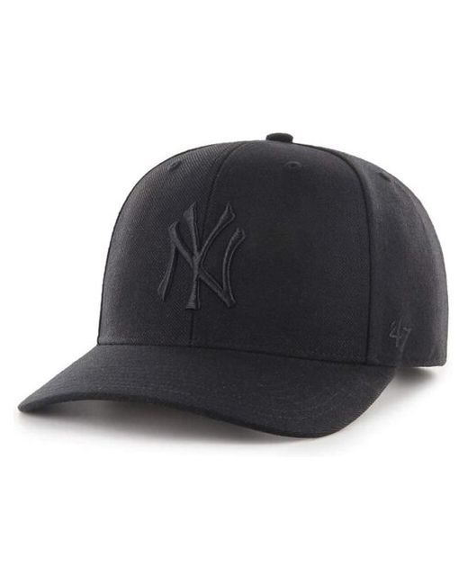 47 Brand Бейсболка классическая с изогнутым козырьком шерсть 47 COLD ZONE MVP DP New York Yankee B-CLZOE17WBP OS черный