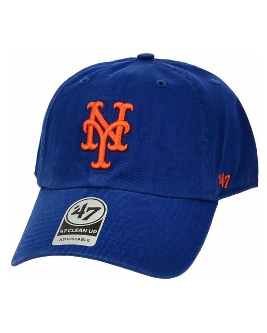 47 Brand Бейсболка классическая с изогнутым козырьком Clean Up New York Mets OS