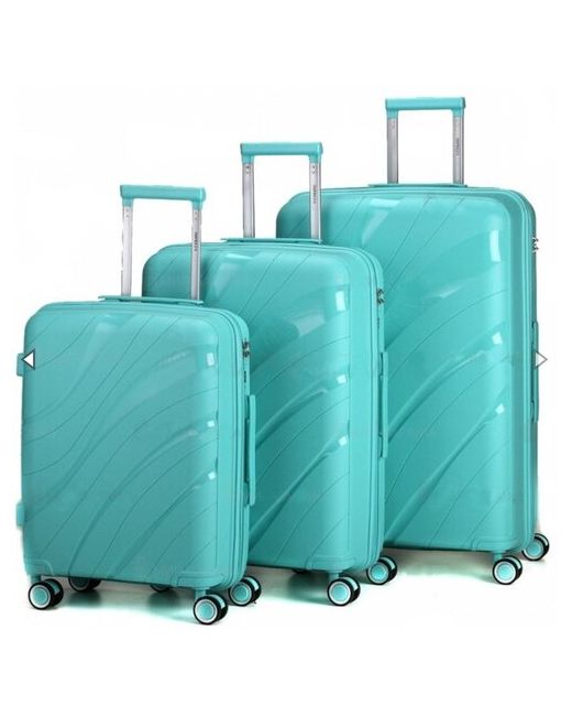 Impresa Комплект чемоданов 3 штуки мятного цвета
