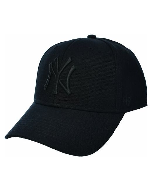 47 Brand Бейсболка классическая с изогнутым козырьком MVP SNAPBACK New York Yankees MVPSP17WBP OS черный