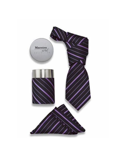 Maestro Подарочный набор галстук с платком De Lilac-B-78