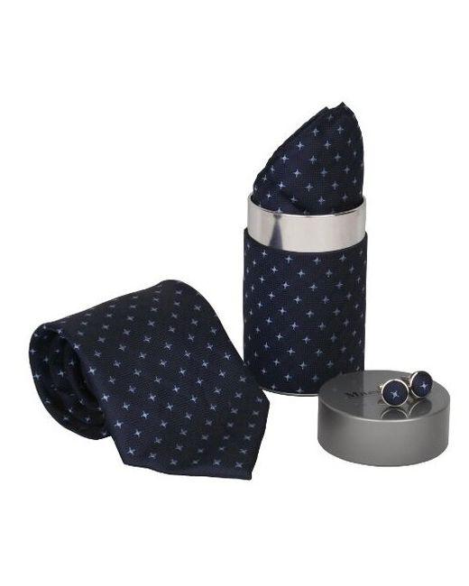 Maestro Подарочный набор галстук с платком De Blue-B-4