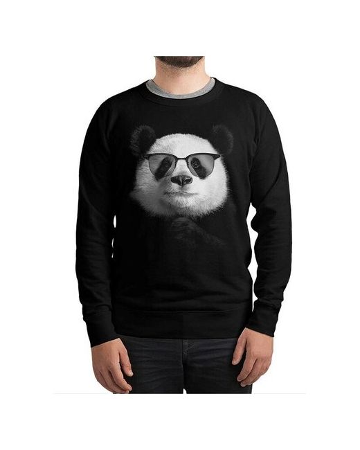 DreamShirts Studio Свитшот Панда в очках Медведь с медведем Толстовка 54