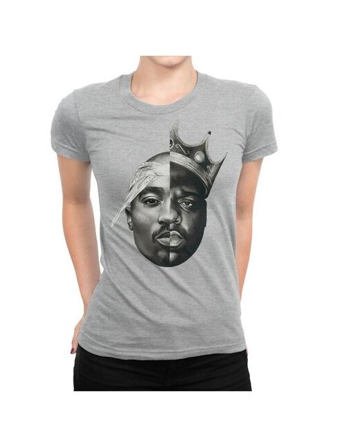 Dream Shirts Футболка 2Pac and Notorious B.I.G. Рэп Легенды XS