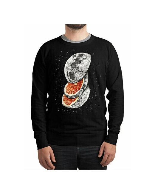 Dream Shirts Свитшот DreamShirts с принтом Луна-апельсин 48