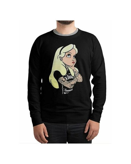 Dream Shirts Свитшот DreamShirts с принтом Татуированная Алиса Рок Сказка 44