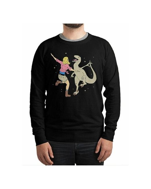 Dream Shirts Свитшот DreamShirts с принтом Танцы динозавром 48