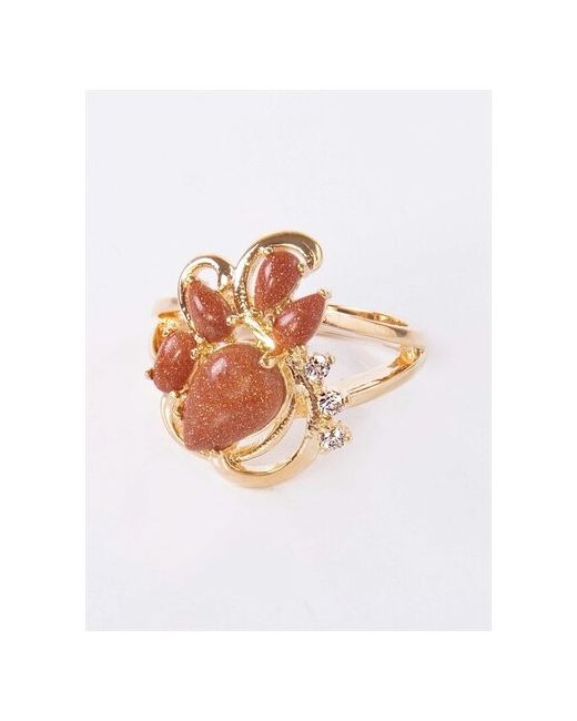 Lotus Jewelry Кольцо с авантюрином красным Азалия