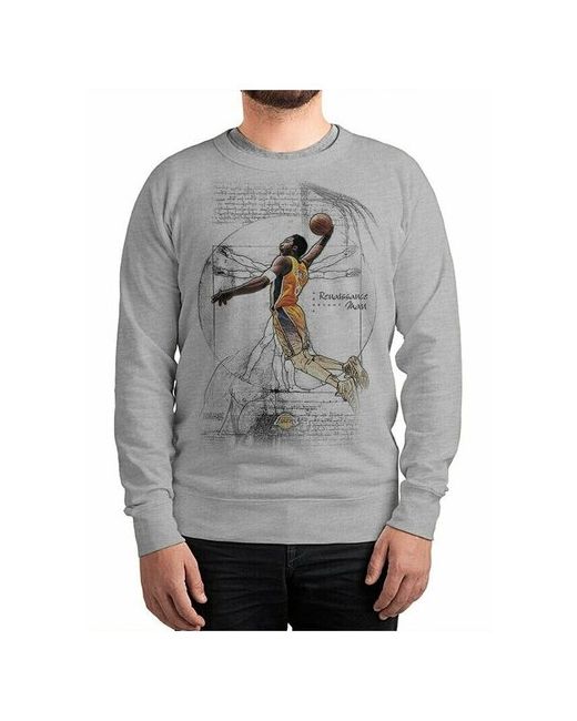 Dream Shirts Свитшот DreamShirts с принтом Витрувианский Коби Брайант Да Винчи Баскетбол 46
