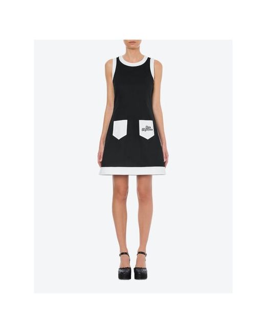 Moschino Платье для LOVE модель WVJ3601S38014048 чёрно размер 44