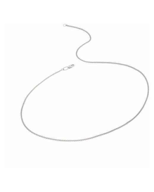 Uvilers Серебряная цепочка на шею двойной ромб серебро 925 пробы полновесная цепь и ширина 2 мм