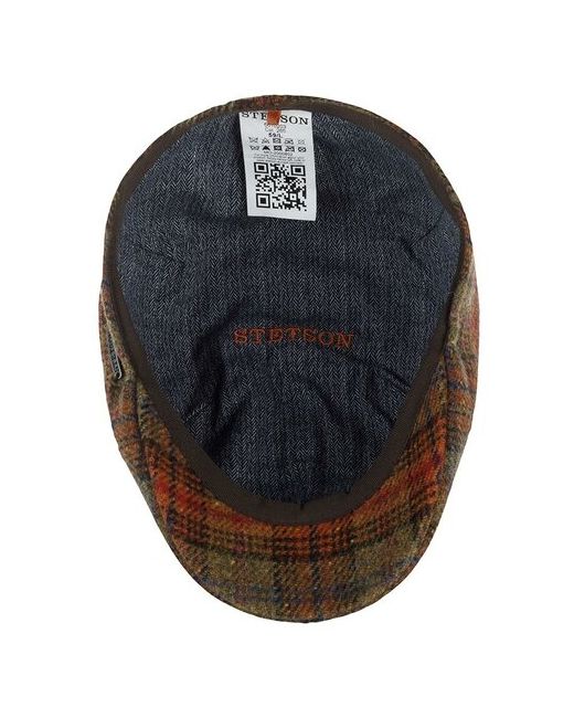 Stetson Кепка уточка 6610203 TEXAS LAMBSWOOL CHECK размер 62
