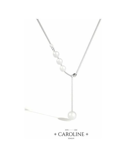 Caroline Jewelry колье с кулоном Жемчуг Подвеска на шею