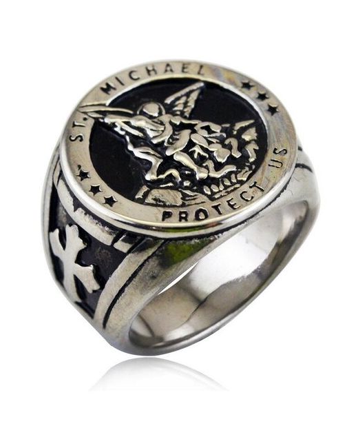 Forest Watches Кольцо печатка перстень на большой палец фалангу Святой Михаил