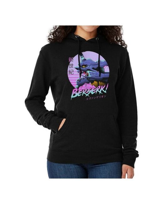 Dream Shirts Толстовка Худи Аниме Евангелион Берсерк Neon Genesis Evangelion 44 Размер