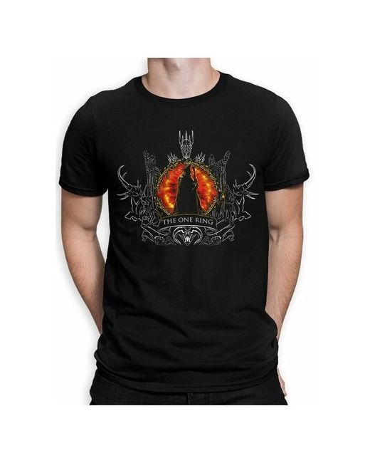 Dream Shirts Футболка DreamShirts Studio Властелин Колец Гендальф The Lord Of Rings Кольца Власти Черная XS