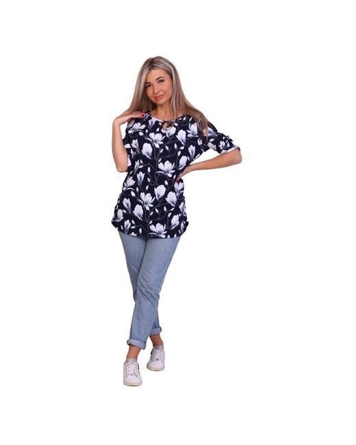 NewLife Повседневная блузка oversize прямого кроя размер 50