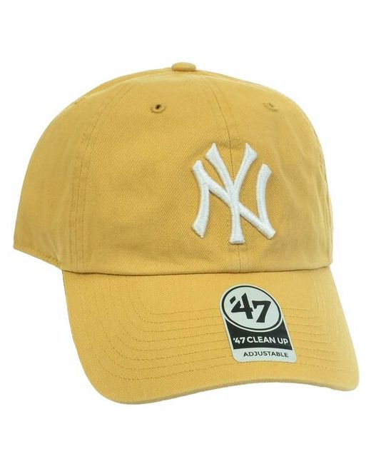 47 Brand Бейсболка классическая с изогнутым козырьком Clean Up New York Yankees RGW17GWS OS