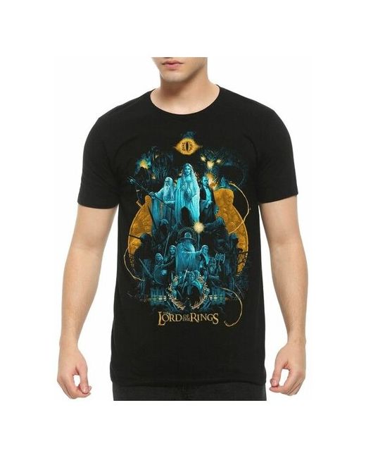 Dream Shirts Футболка DreamShirts Властелин Колец The Lord Of Rings Кольца Власти Черная XS