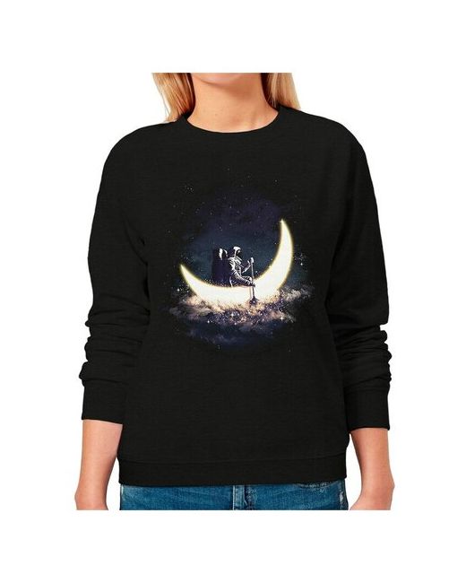 Dream Shirts Свитшот Космонавт на Лунной Лодке 46 Размер