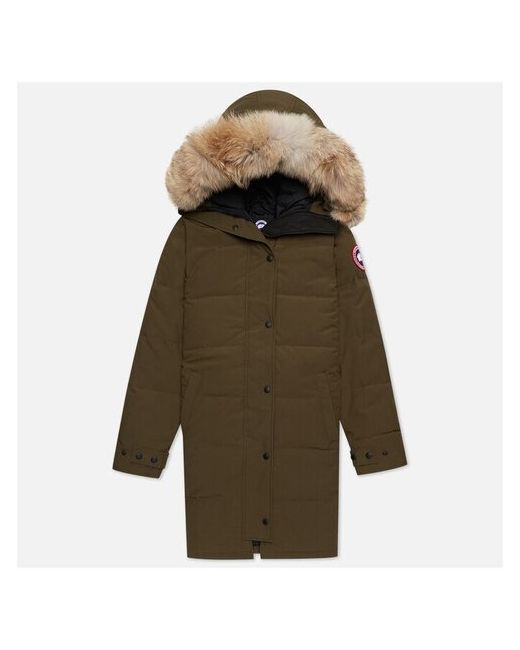 Canada Goose куртка парка Shelburne оливковый Размер XS