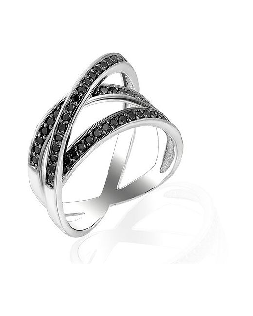 Master Brilliant Золотое кольцо с черным бриллиантом 1-107-177-48 размер 16.5 мм