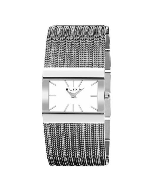 Elixa Часы швейцарские наручные кварцевые на браслете E074-L264