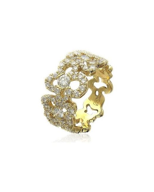 Эстет Золотое кольцо с бриллиантами Г9К640091 размер 18.5 мм
