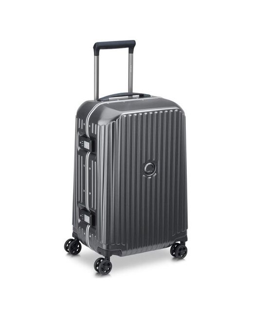 Delsey Чемодан 2174801 Securitime Frame 4 Double Wheels Cabin Trolley Case 55 01 Anthracite