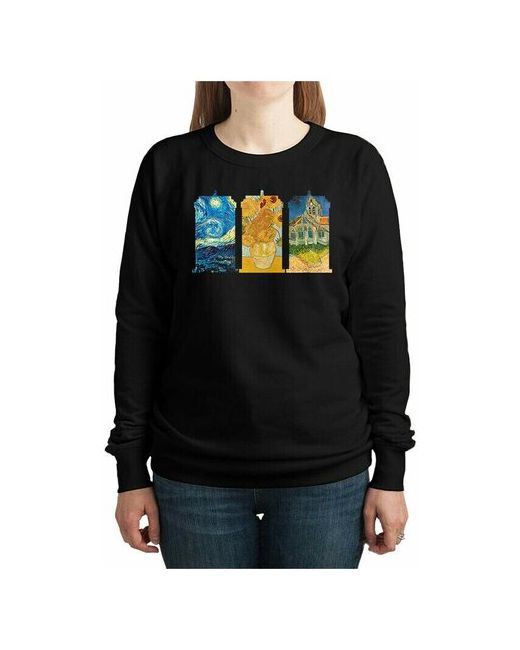 Dream Shirts Свитшот DreamShirts Ван Гог и Тардис Доктор Кто 42
