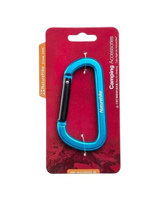 Naturehike Карабин 2022 D-Type Multifunctional Hang Buckle Without Lock 8 Cm Green
