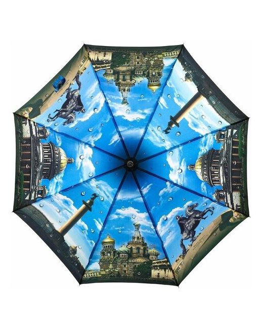 Planet Зонт-трость Облака над Петербургом полуавтомат