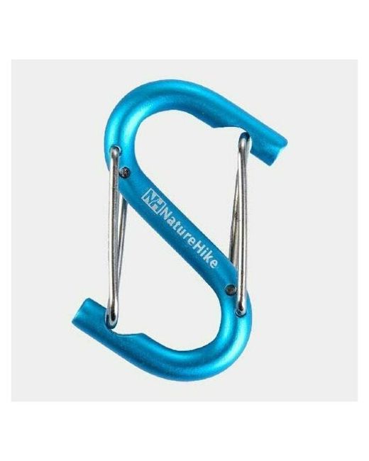 Naturehike Карабин 2022 S-Type Aluminum Alloy Hanging Sign Buckle Blue