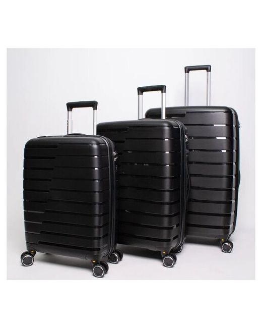 Impresa Комплект чемоданов shift чёрного цвета 3 штуки