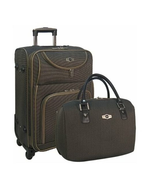 Borgo Antico Набор чемодан сумочка 6088 brown 26/18