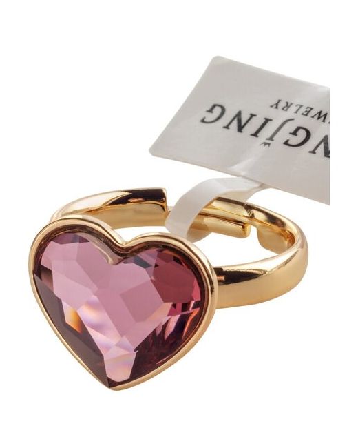 Xuping Jewelry кольцо Advanced Crystal граненое сердце