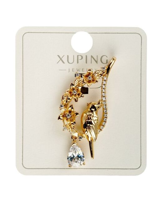 Xuping Jewelry Подвеска кулон на шею Птичка бижутерия под золото Xuping