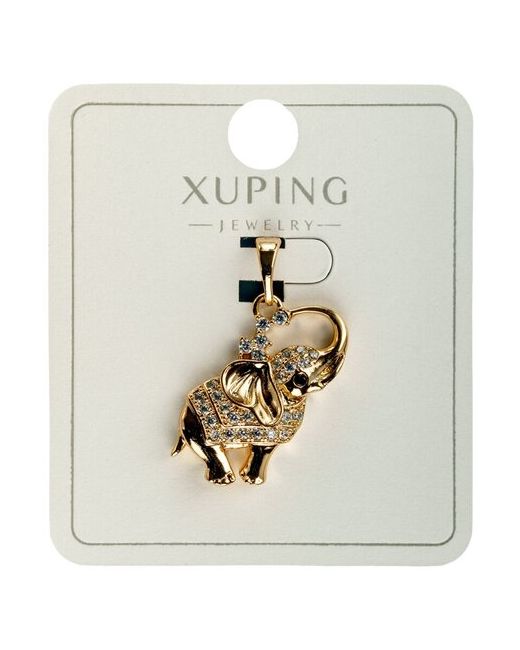 Xuping Jewelry Подвеска на шею кулон Слоник бижутерия под золото Xuping