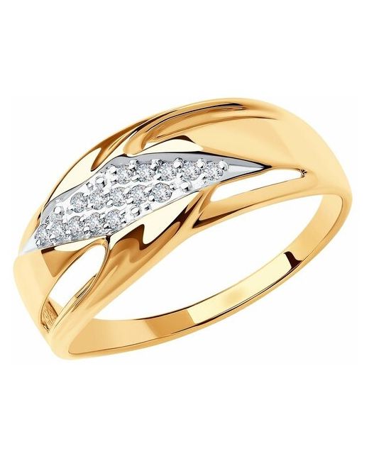 Diamant Кольцо из золота с фианитами 51-110-00953-1 19
