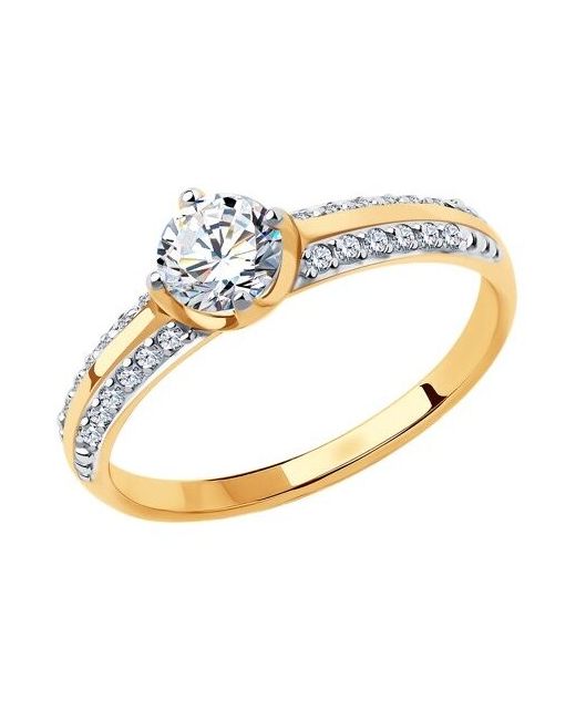 Diamant Кольцо из золота с фианитами 51-110-00861-1 17.5