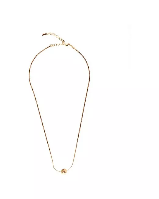 Xuping Jewelry Цепочка на шею с круглым кулоном бижутерия под золото