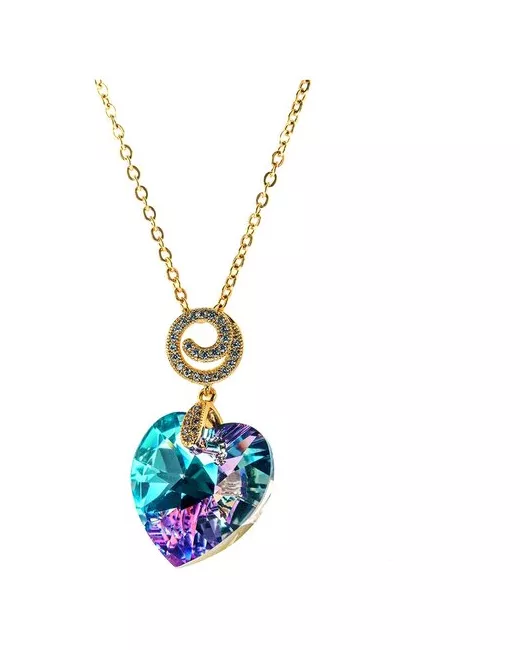Xuping Jewelry Цепочка с кулоном бижутерия Advanced Crystal сердце