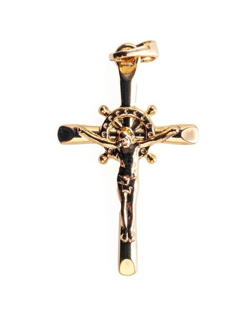 Xuping Jewelry Крестик на шею с распятием бижутерия под золото Xuping