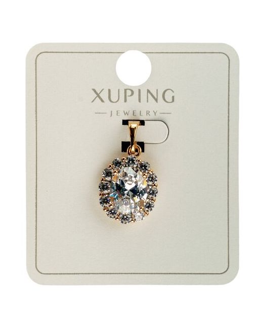 Xuping Jewelry Подвеска кулон на шею с фианитами Xuping