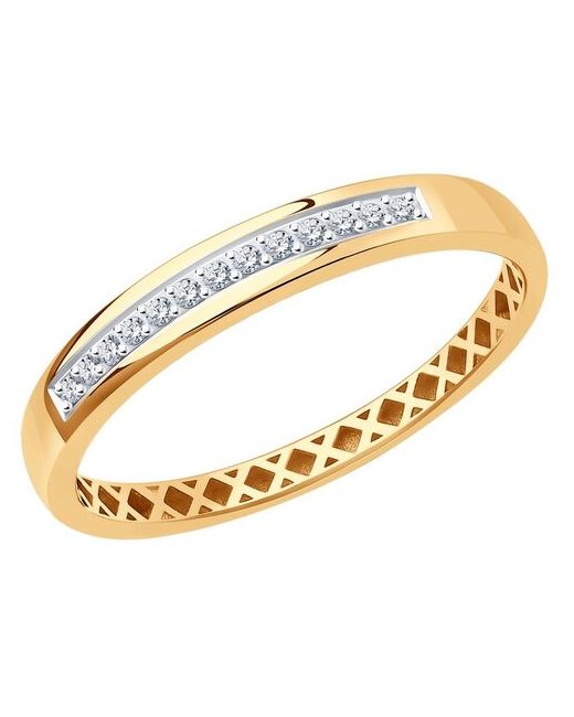 Diamant Кольцо из золота с бриллиантами 51-210-01356-2 размер 17